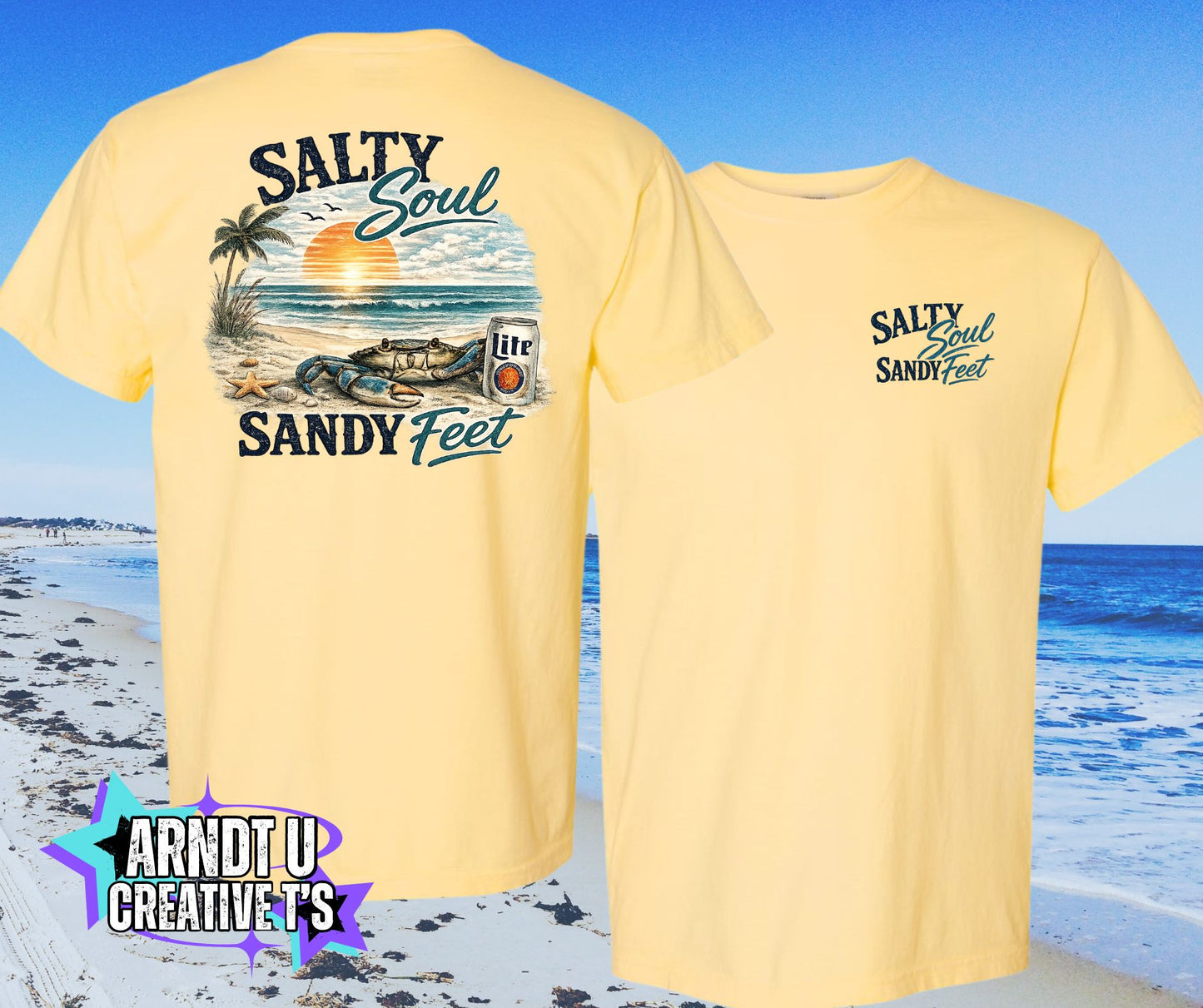 Salty Soul Sandy Feet Crabby With a ML
