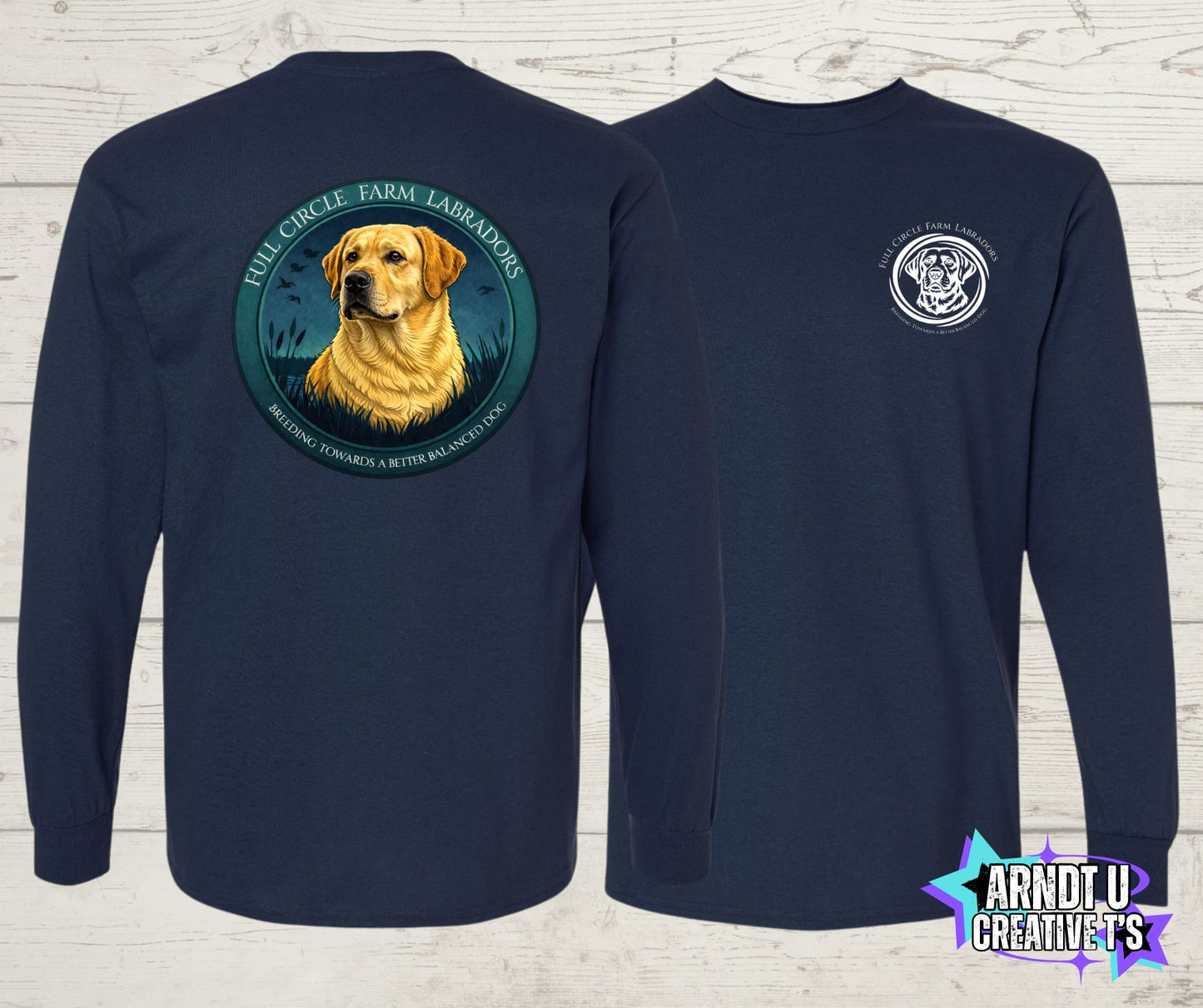 Full Circle Labradors Yellow Lab Long Sleeve