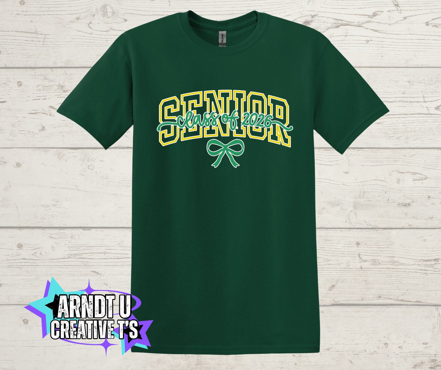 Senior 2026 with Green Bow