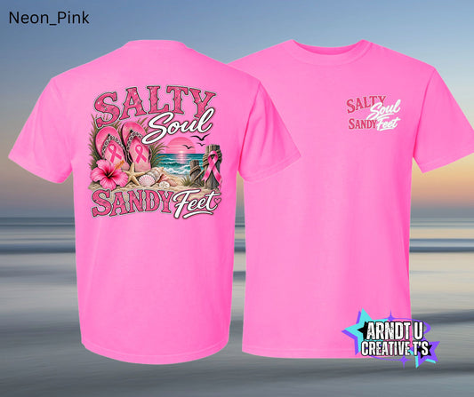 Salty Soul Sandy Feet Breast Cancer Awareness