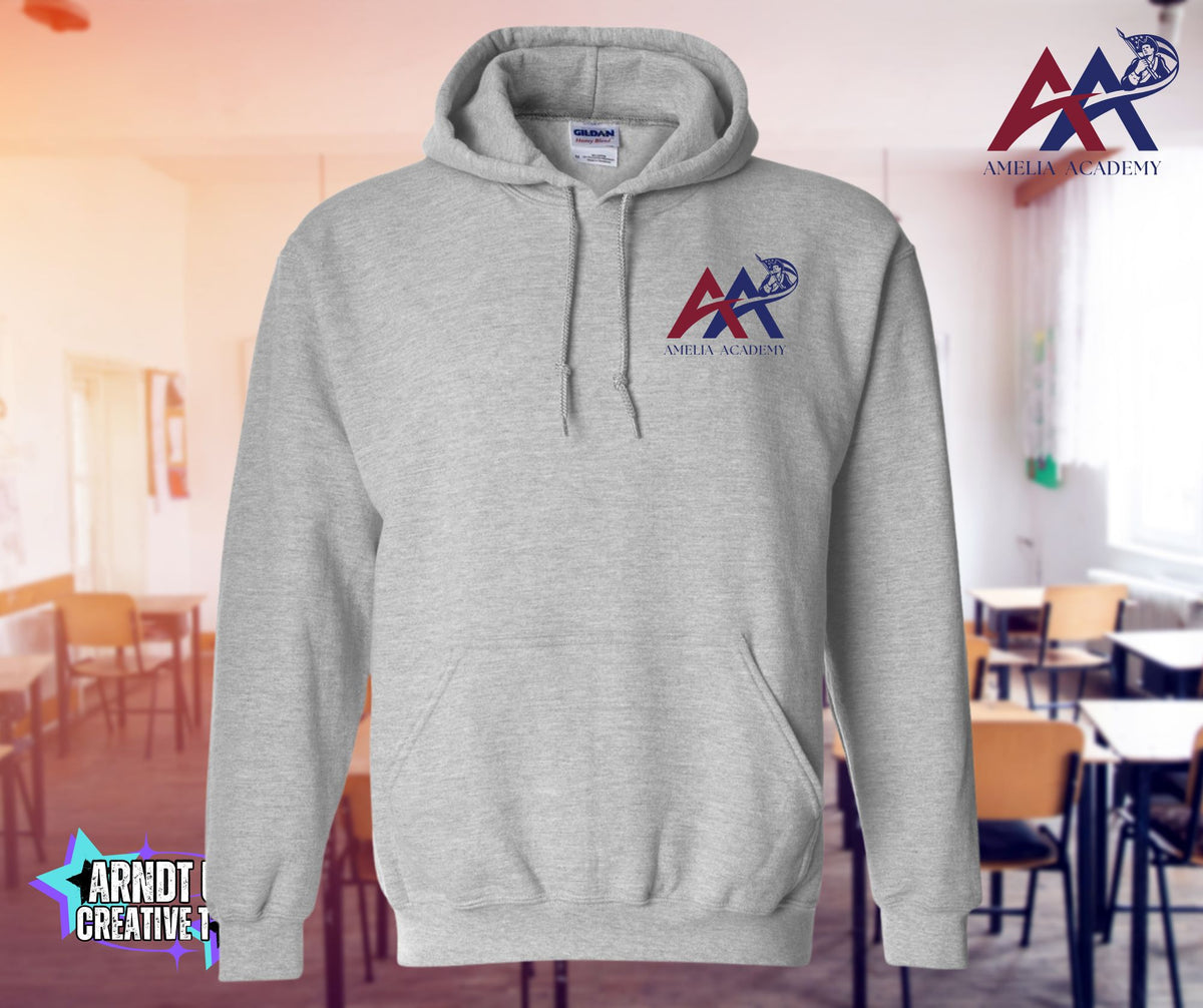 Amelia Academy Left Chest Logo