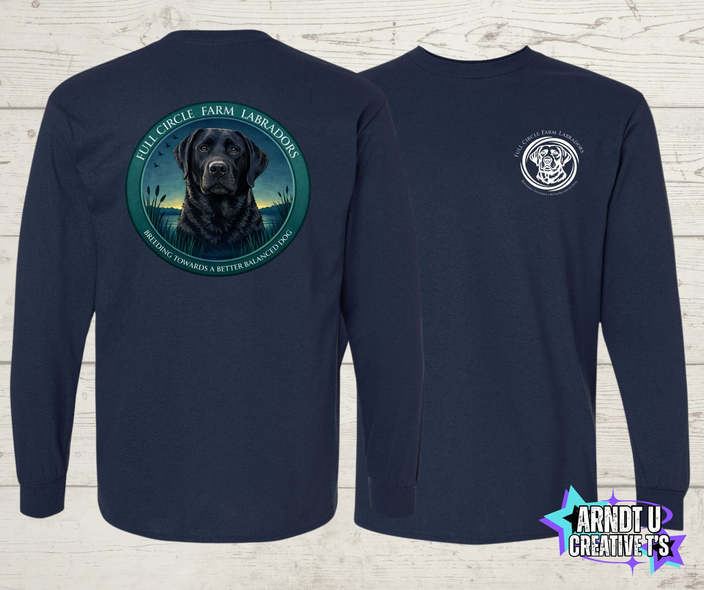 Full Circle Labradors Black Lab Long Sleeve