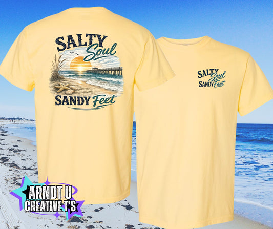 Salty Soul Sandy Feet Pier Time