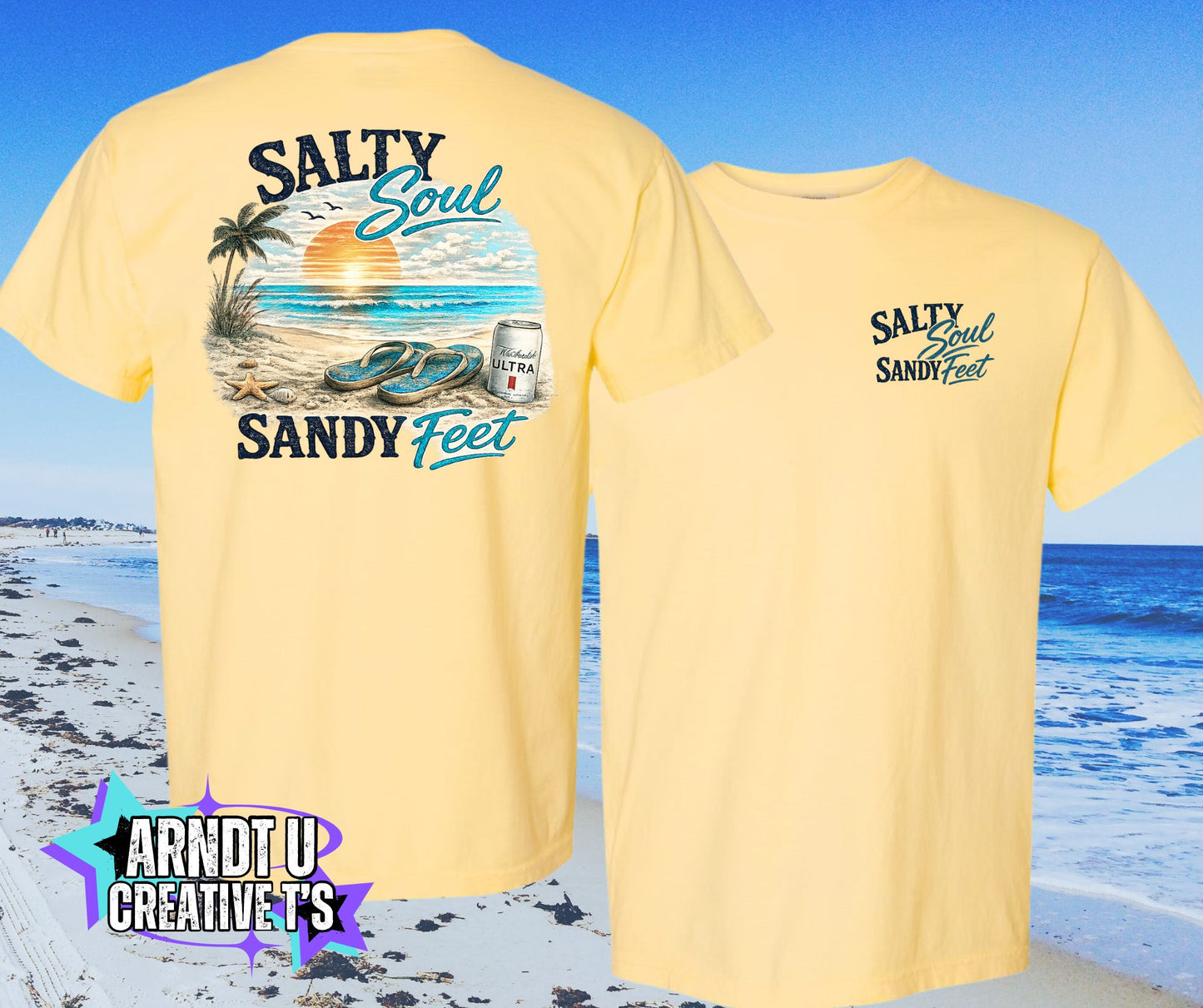 Salty Soul Sandy Feet Flips Flops & a MU