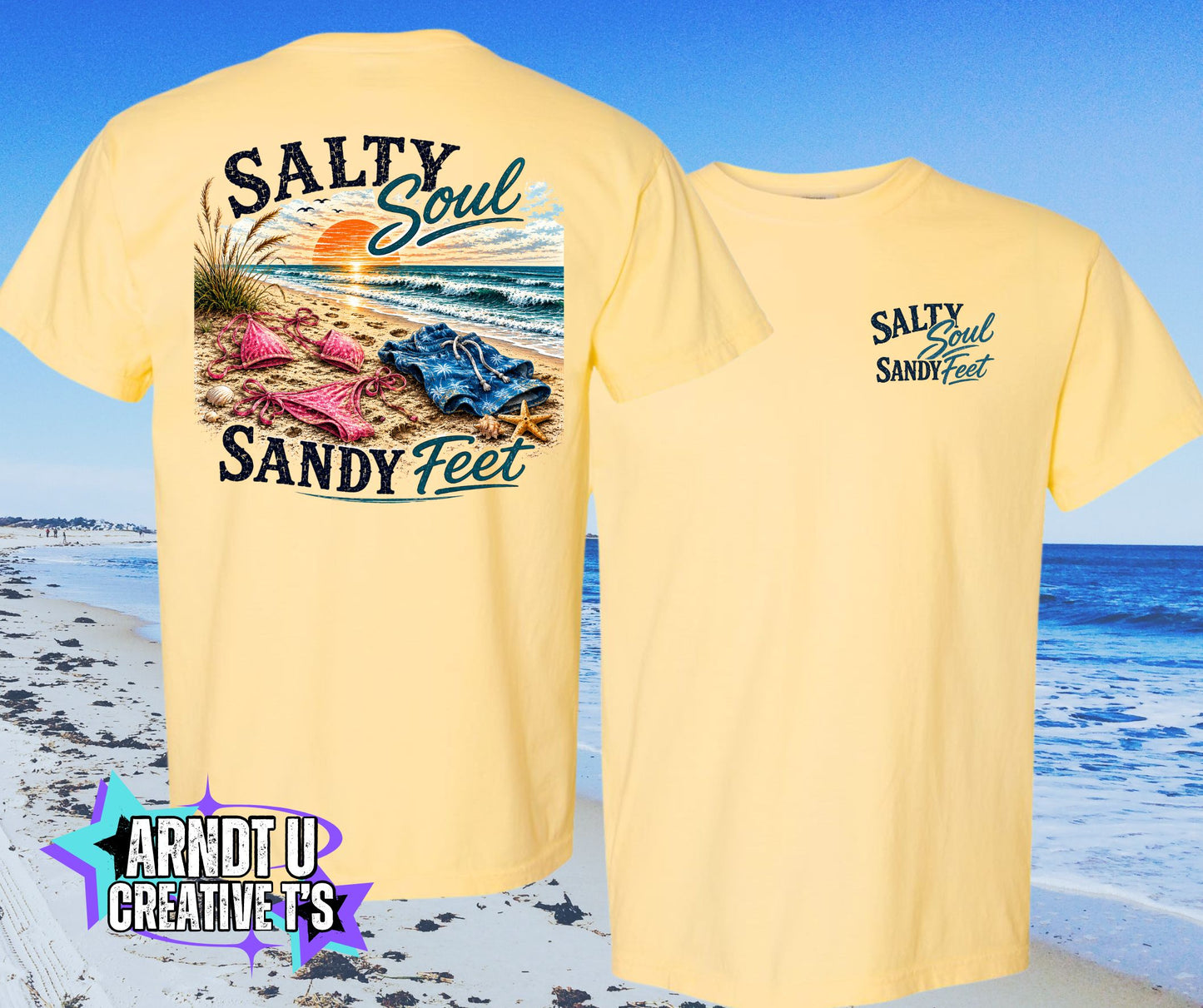 Salty Soul Sandy Feet Skinny Dipping