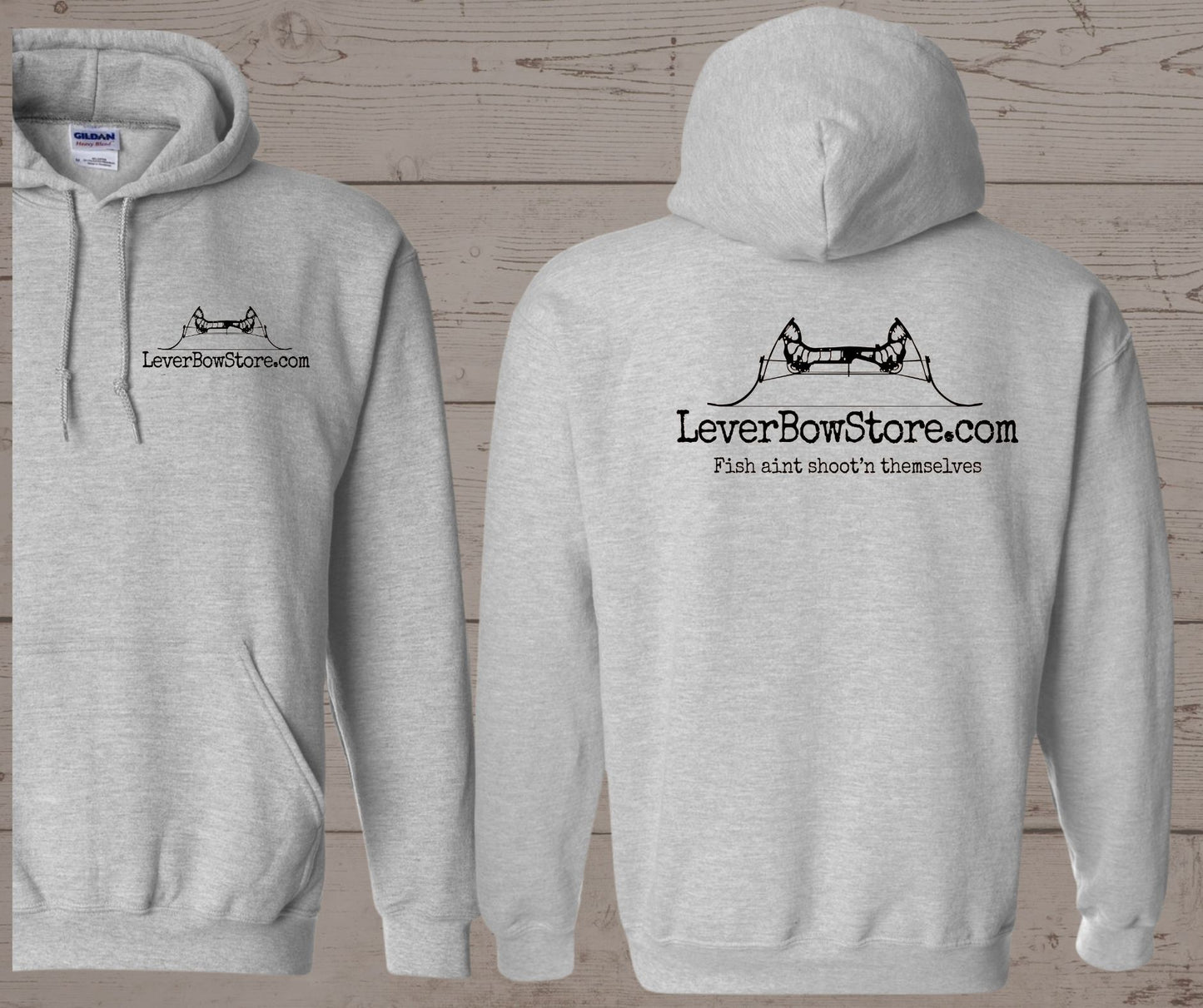 LeverBowStore.com Hoodies (Black Logo)