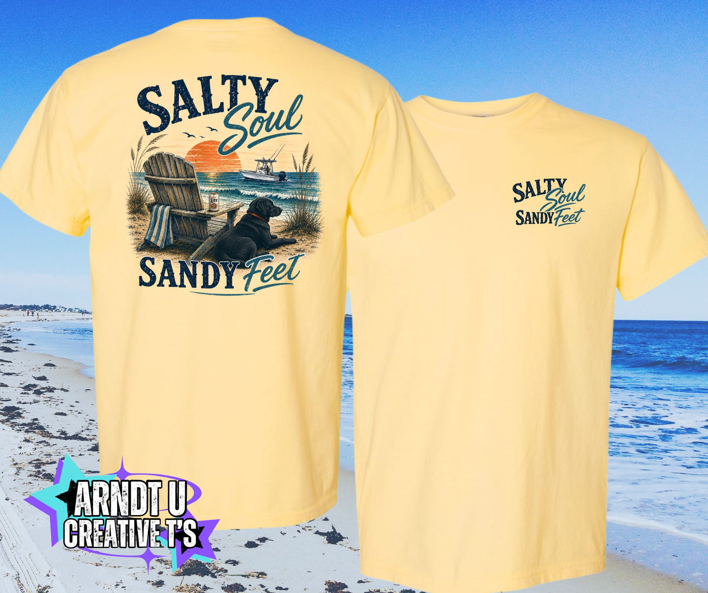Salty Soul Sandy Feet Black Lab