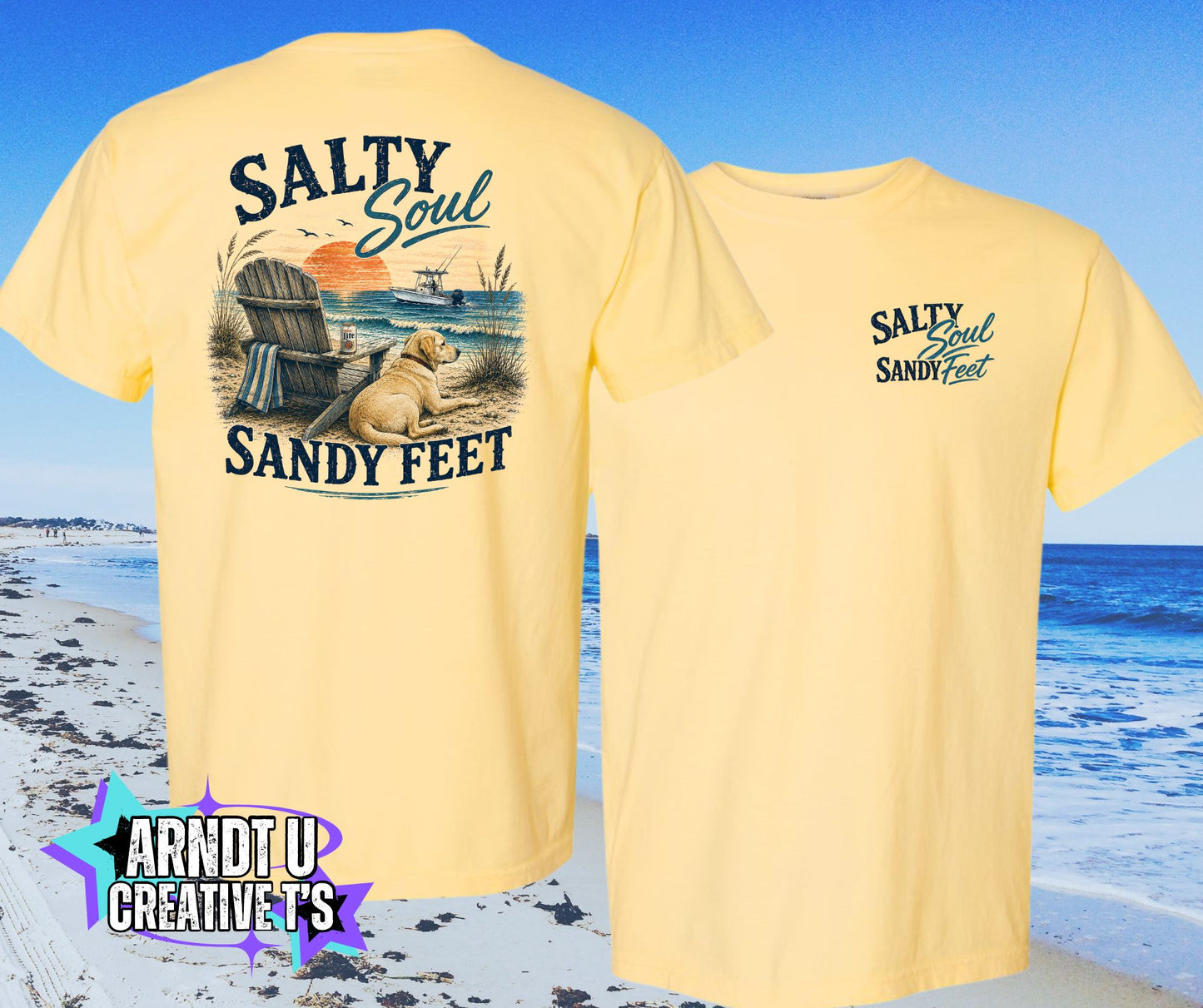 Salty Soul Sandy Feet Yellow Lab