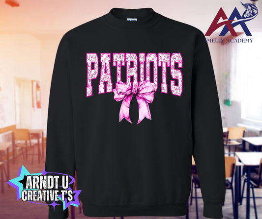 Patriots Pink Bow