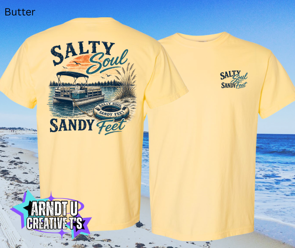 Salty Soul Sandy Feet Pontoon