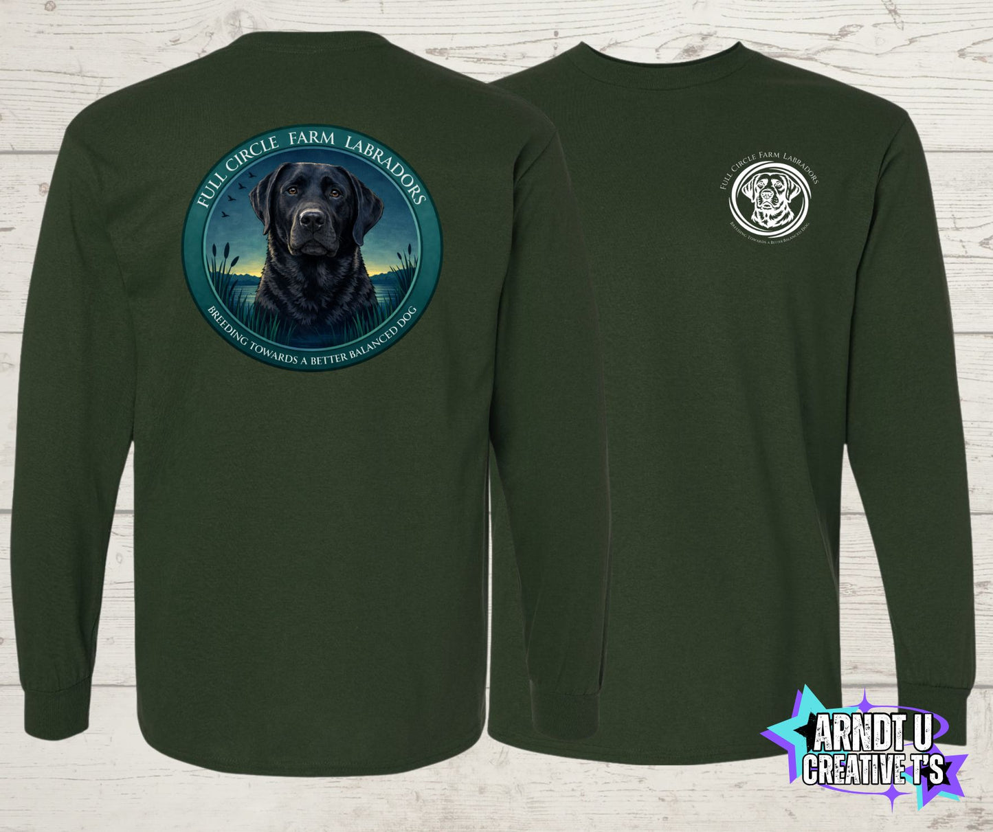 Full Circle Labradors Black Lab Long Sleeve