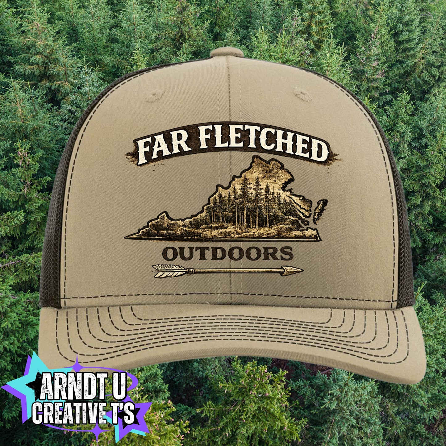 Far Fetched Outdoors Hats New Logo - Printed