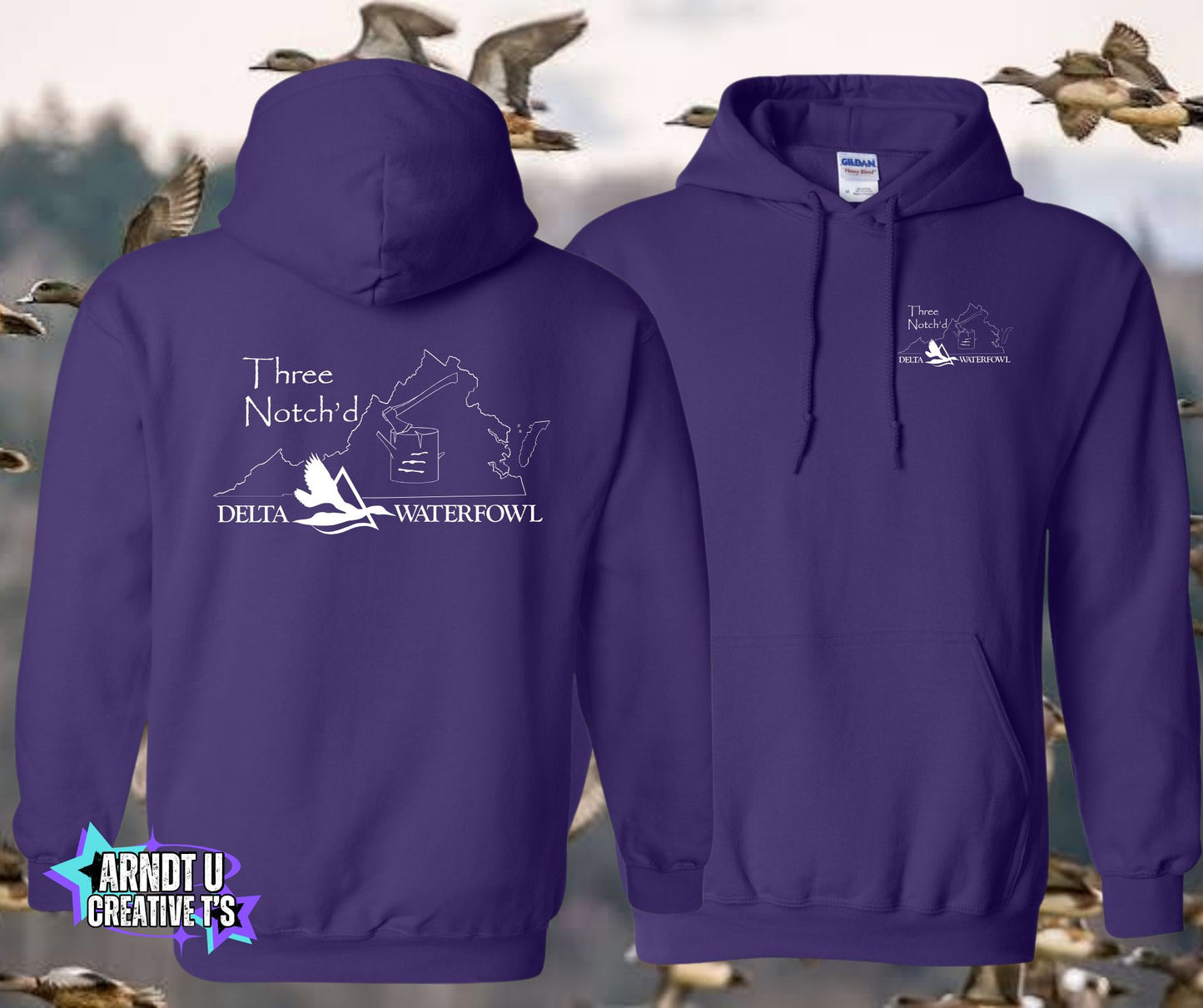 Three Notch'd Independent Trading Company Hoodies