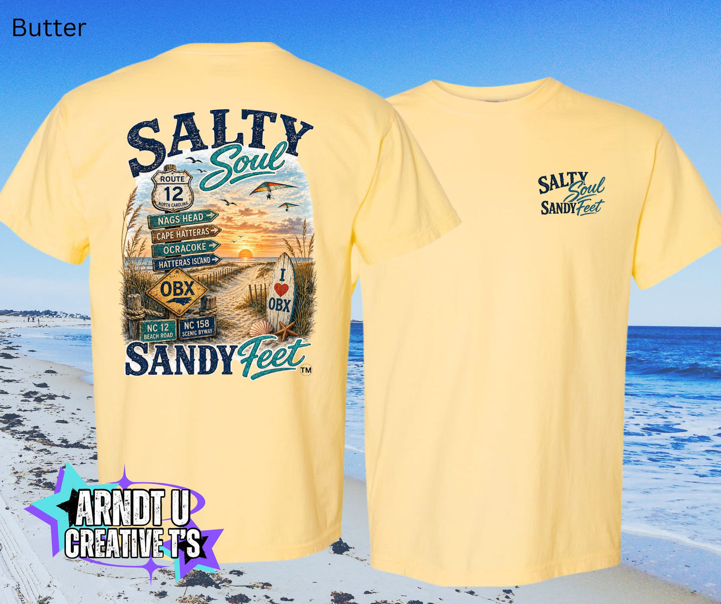 Salty Soul Sandy Feet Road Signs