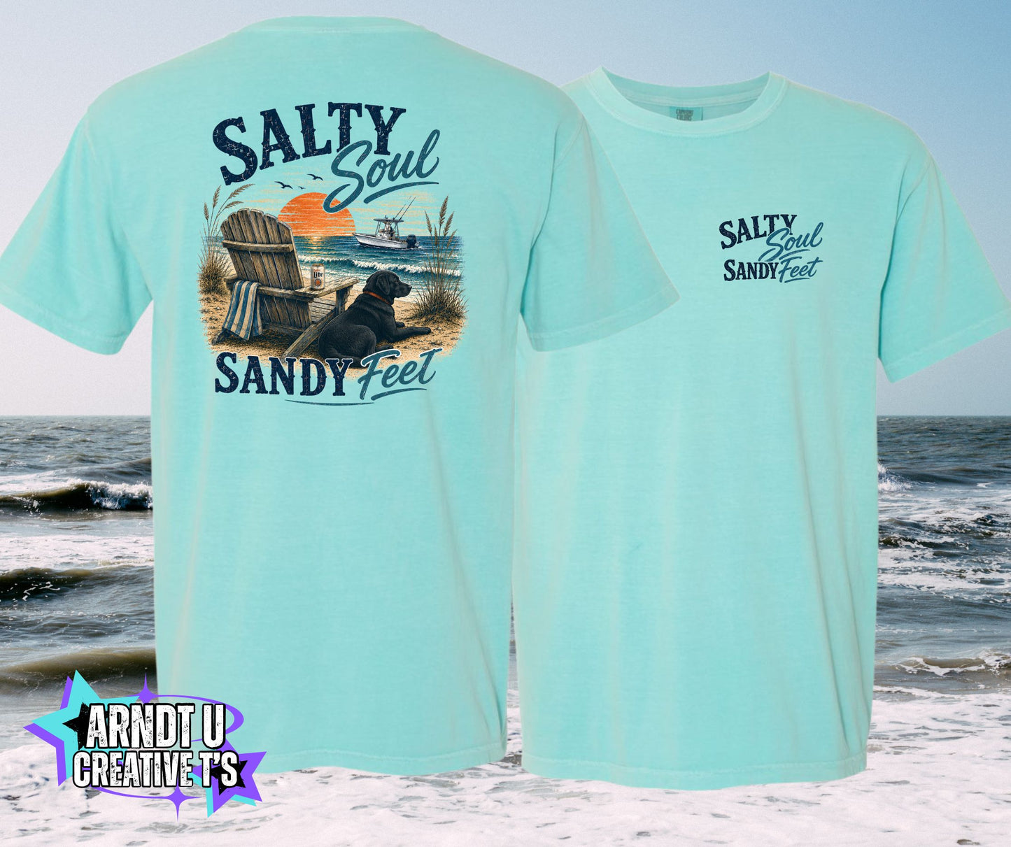Salty Soul Sandy Feet Black Lab