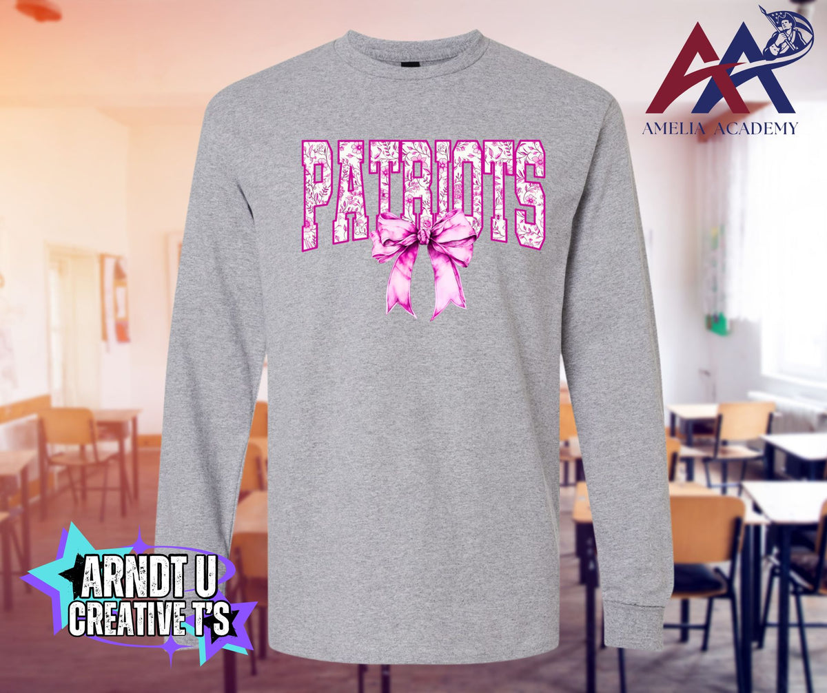 Youth Patriots Pink Bow