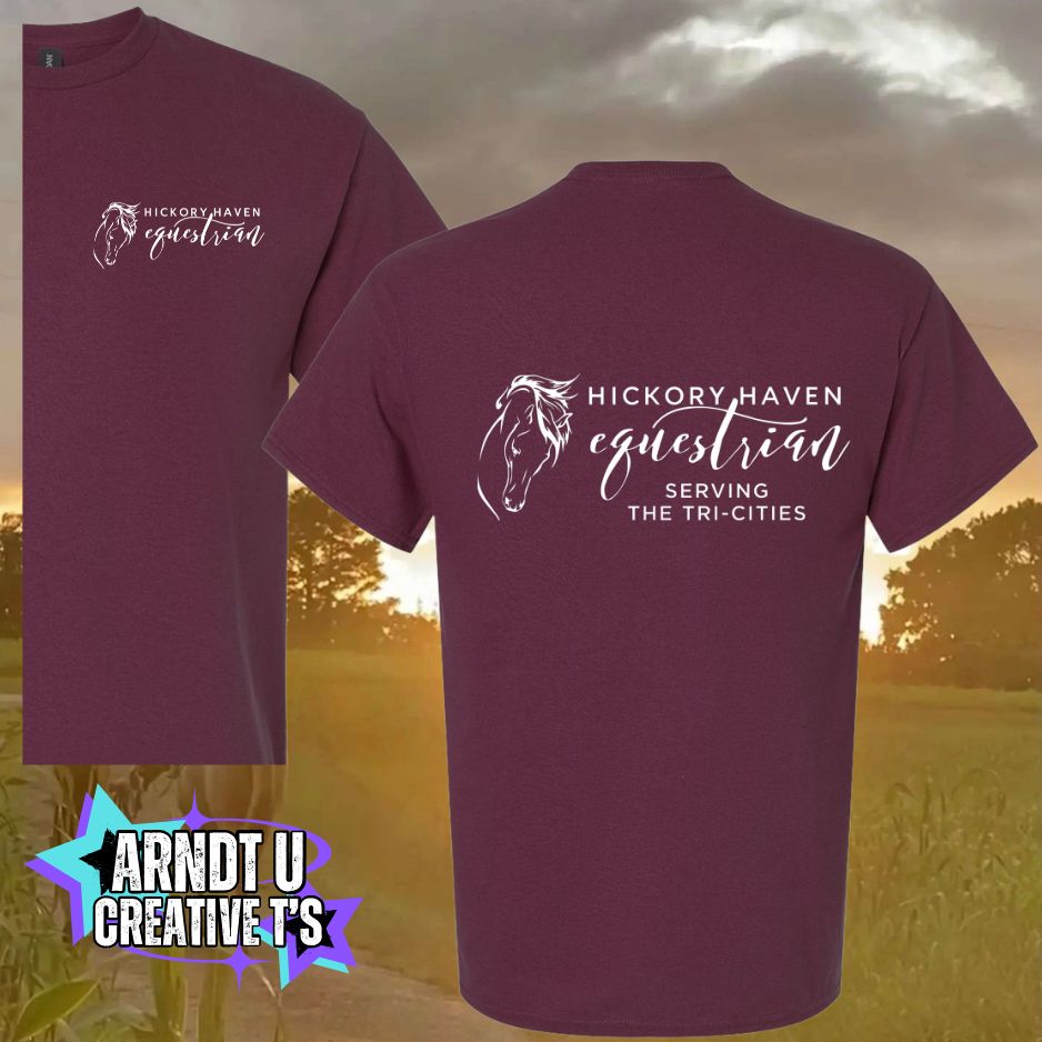 Youth Hickory Havens Short Sleeve-White Writing