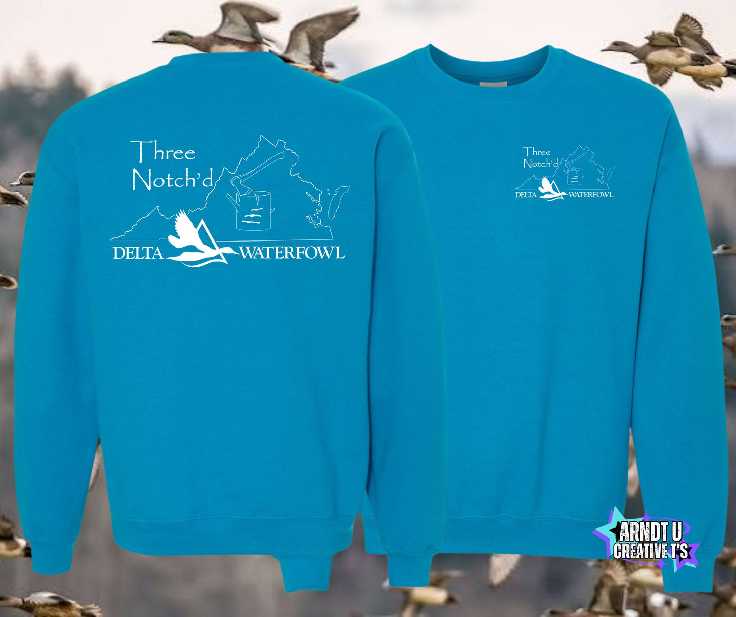 Three Notch'd Crewneck Sweatshirts