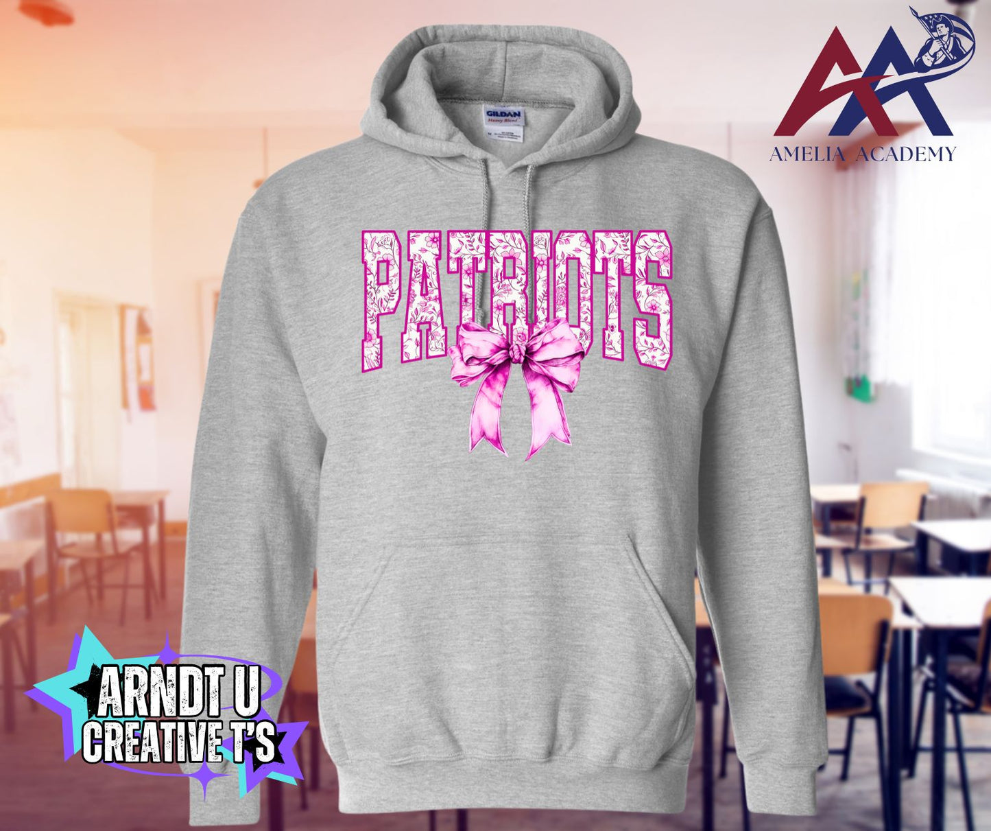 Youth Patriots Pink Bow