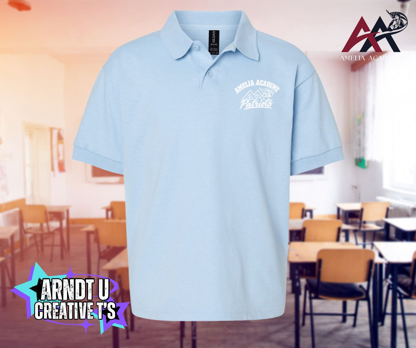 New Designs Gildan Unisex DryBlend® Jersey Polo