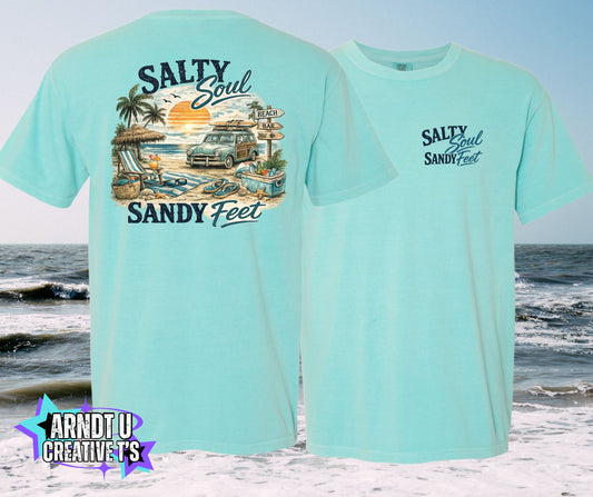 Salty Soul Sandy Feet Old School Beach Wagon