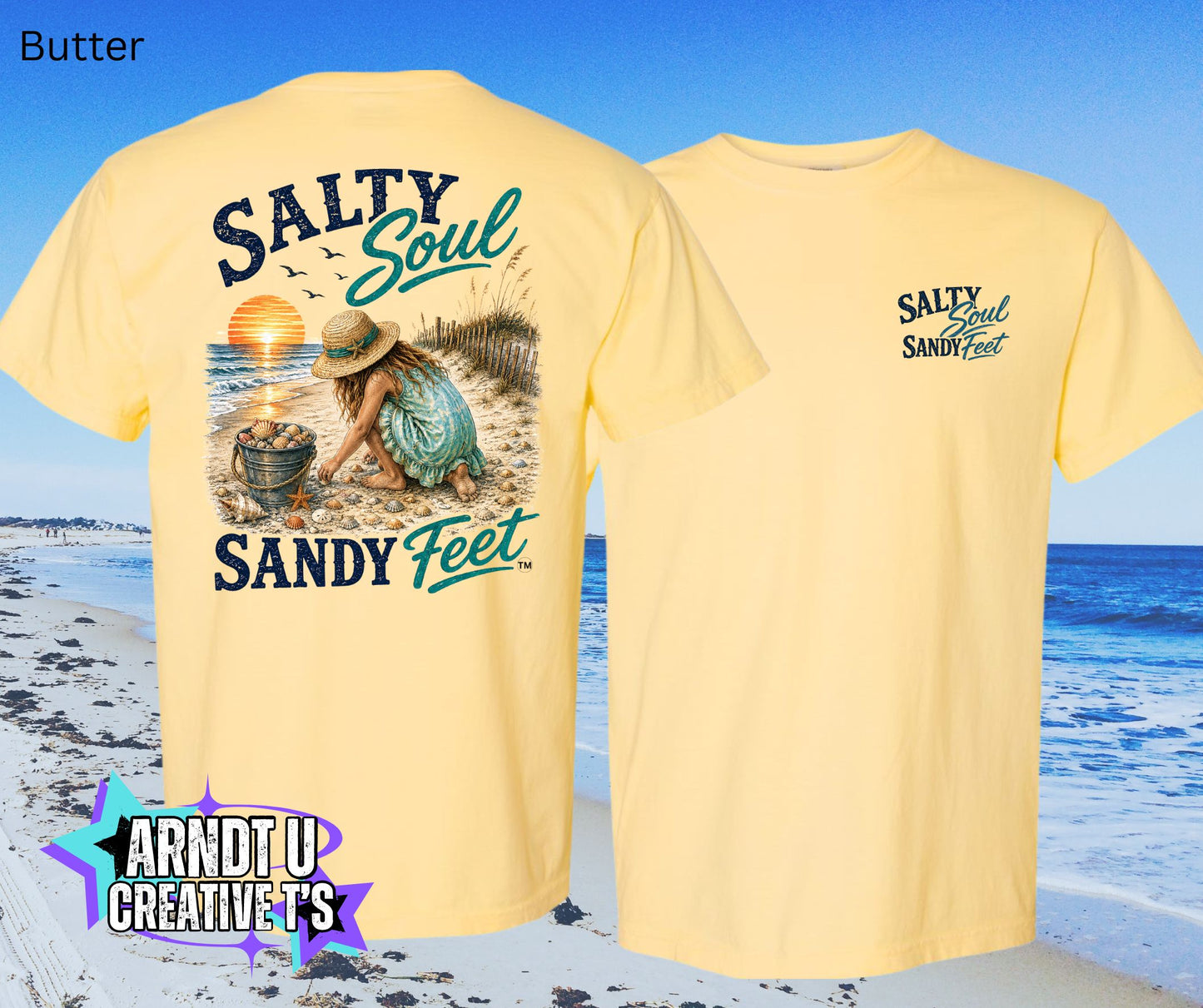 Salty Soul Sandy Feet Collecting Shells