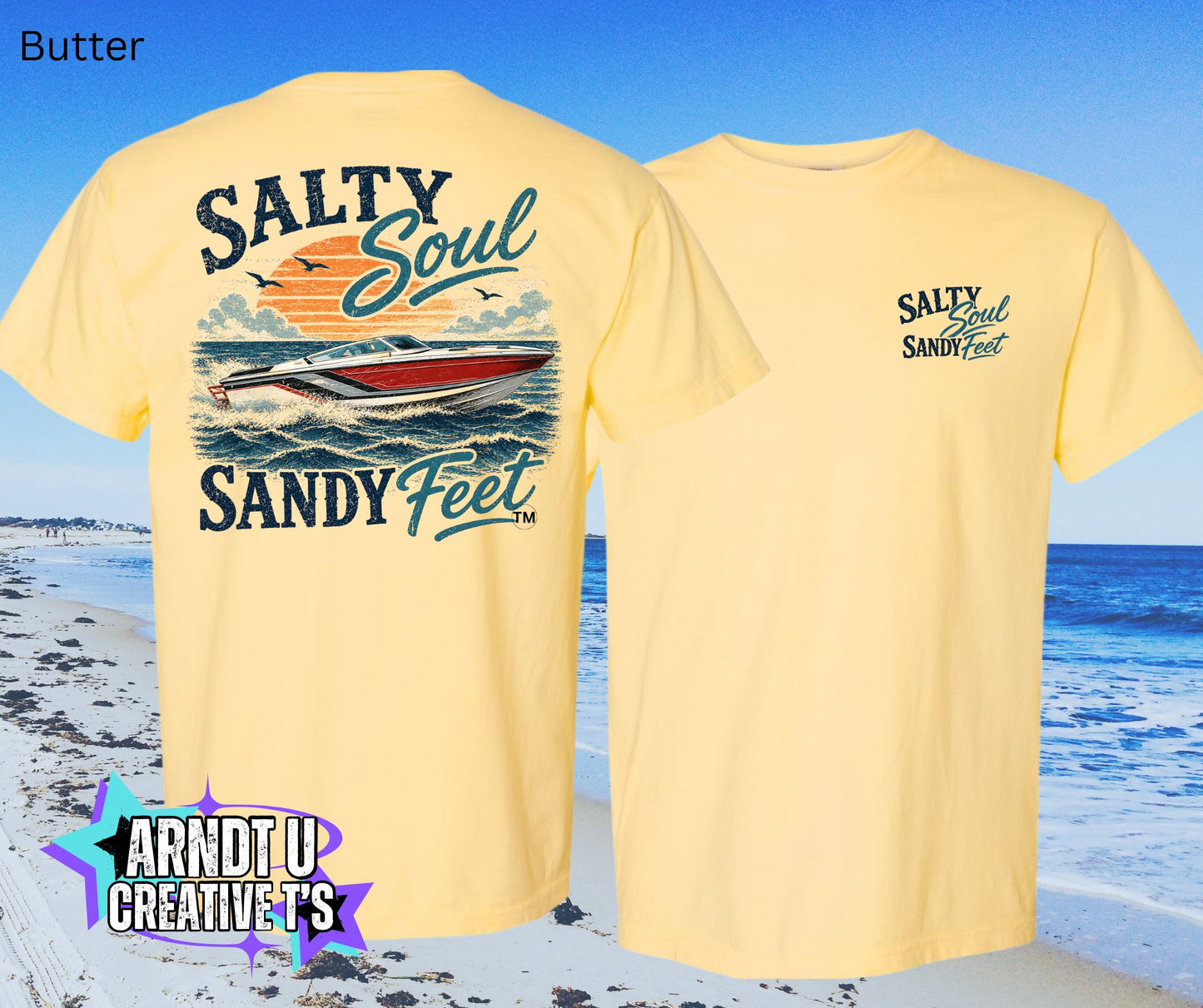 Salty Soul Sandy Feet Speed Boat