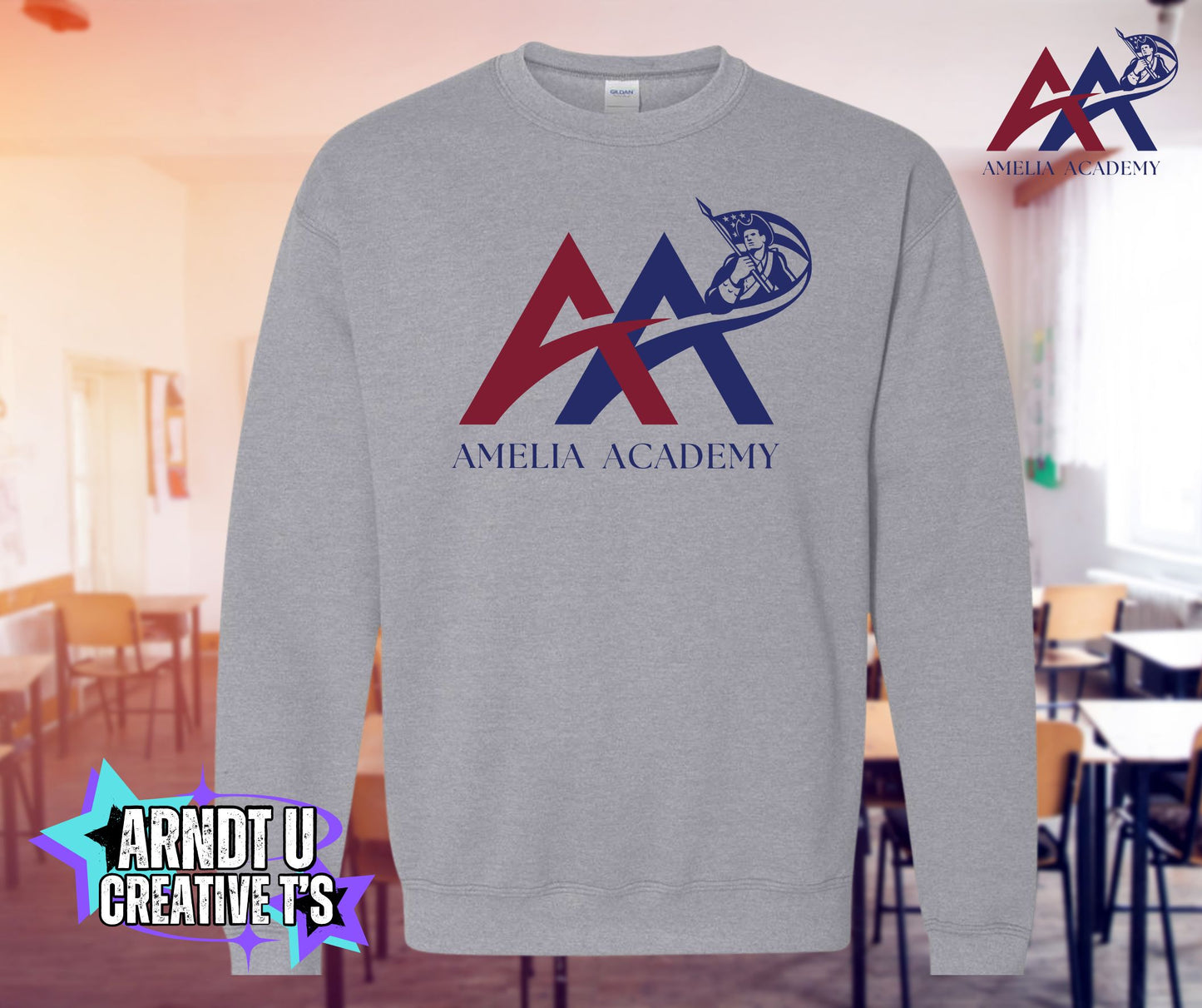 Youth Amelia Academy Front Logo