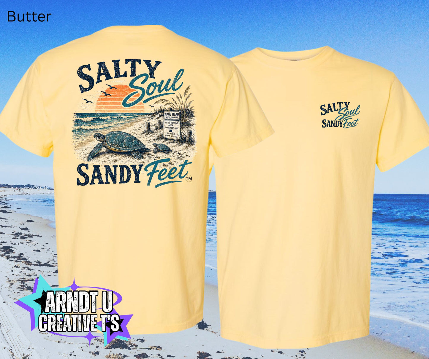 Salty Soul Sandy Feet Sea Turtles