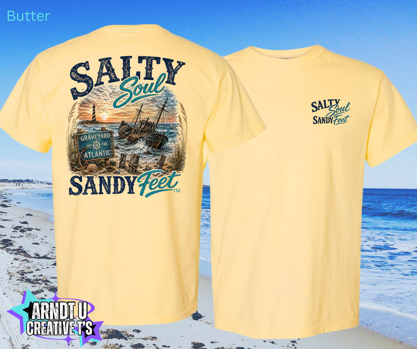 Salty Soul Sandy Feet Atlantic Graveyard