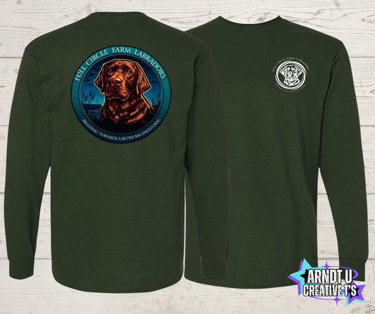 Full Circle Labradors Chocolate Lab Long Sleeve