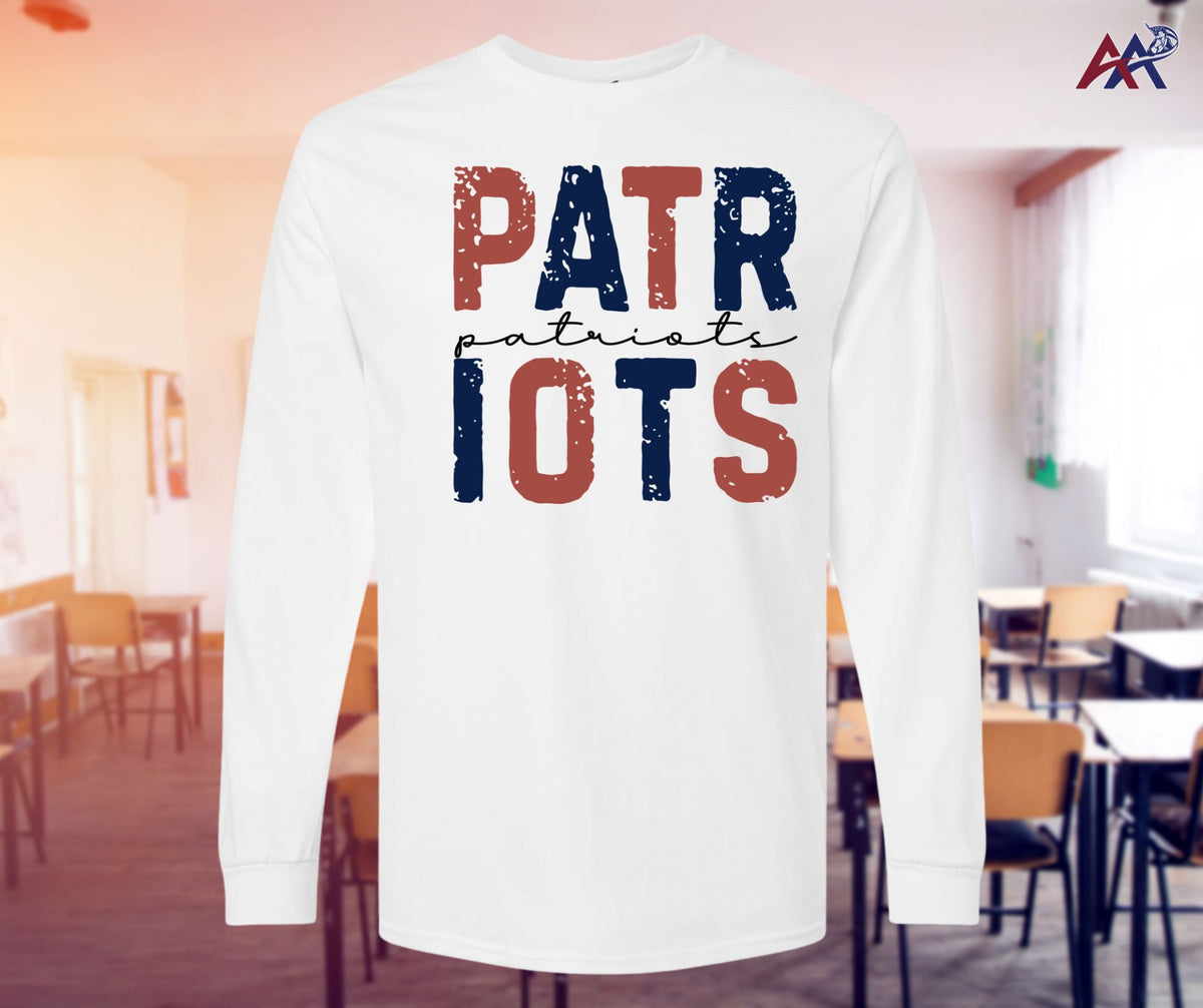 Patriots Block Letters Adult