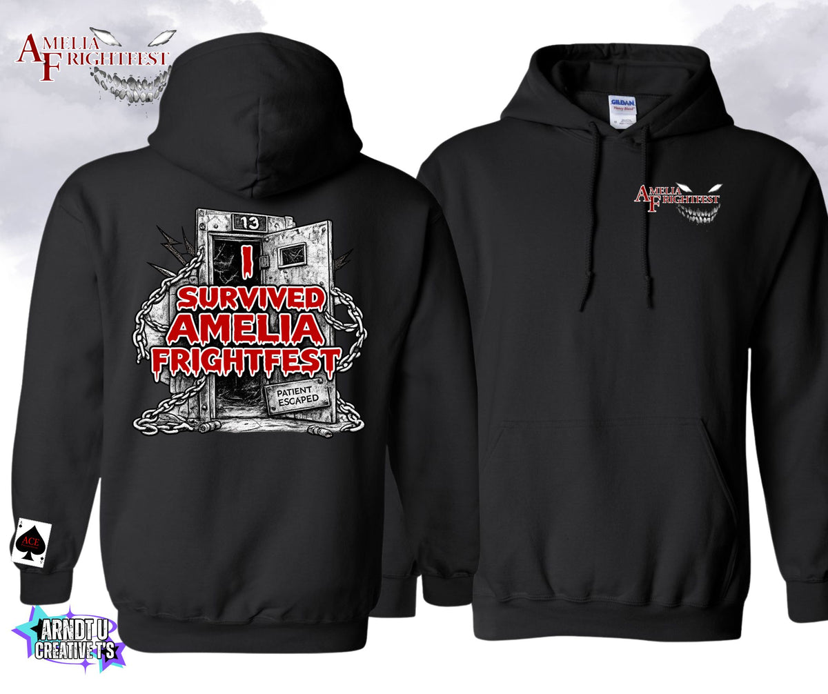 I Survived Amelia Frightfest 2026 Logo