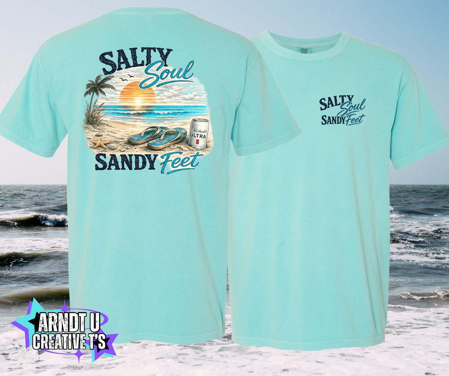 Salty Soul Sandy Feet Flips Flops & a MU
