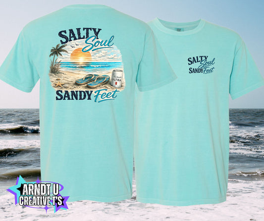 Salty Soul Sandy Feet Flips Flops & a MU