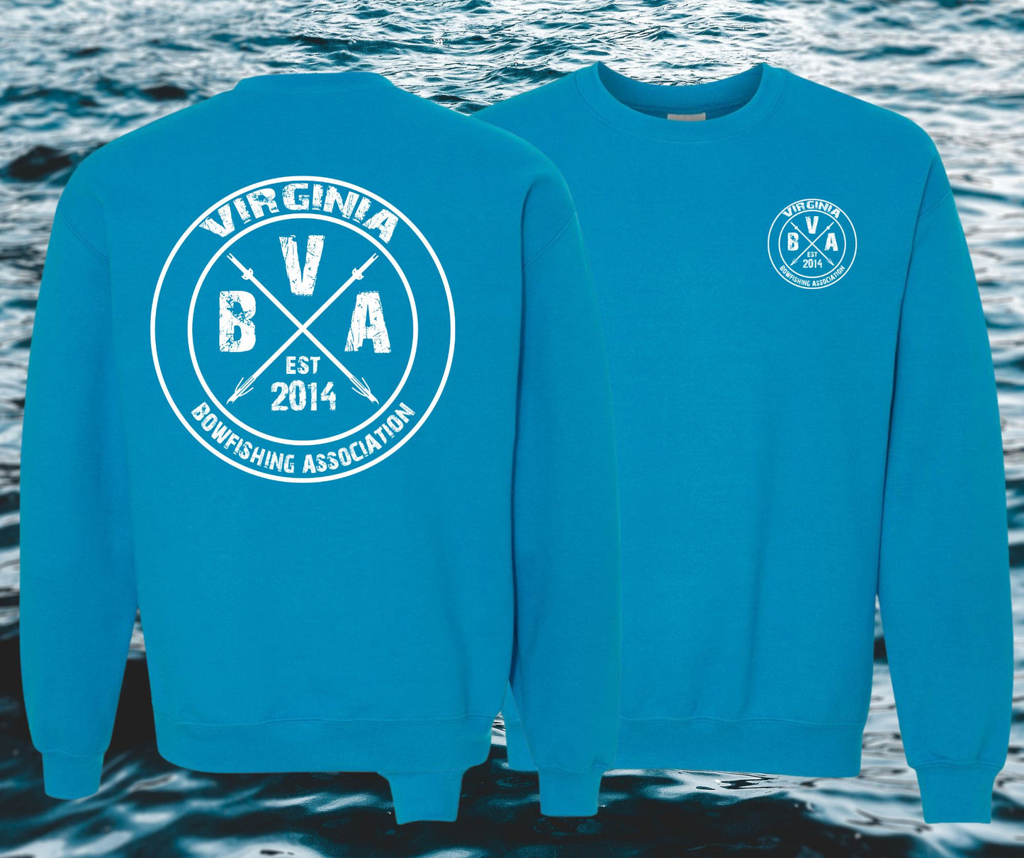 Virginia Bowfishing Assoc. Crewneck Sweatshirt