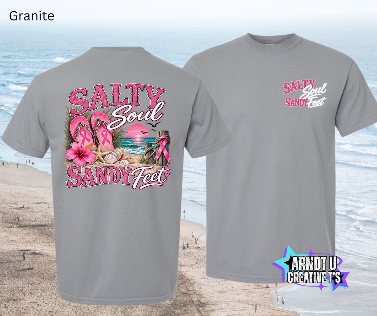 Salty Soul Sandy Feet Breast Cancer Awareness