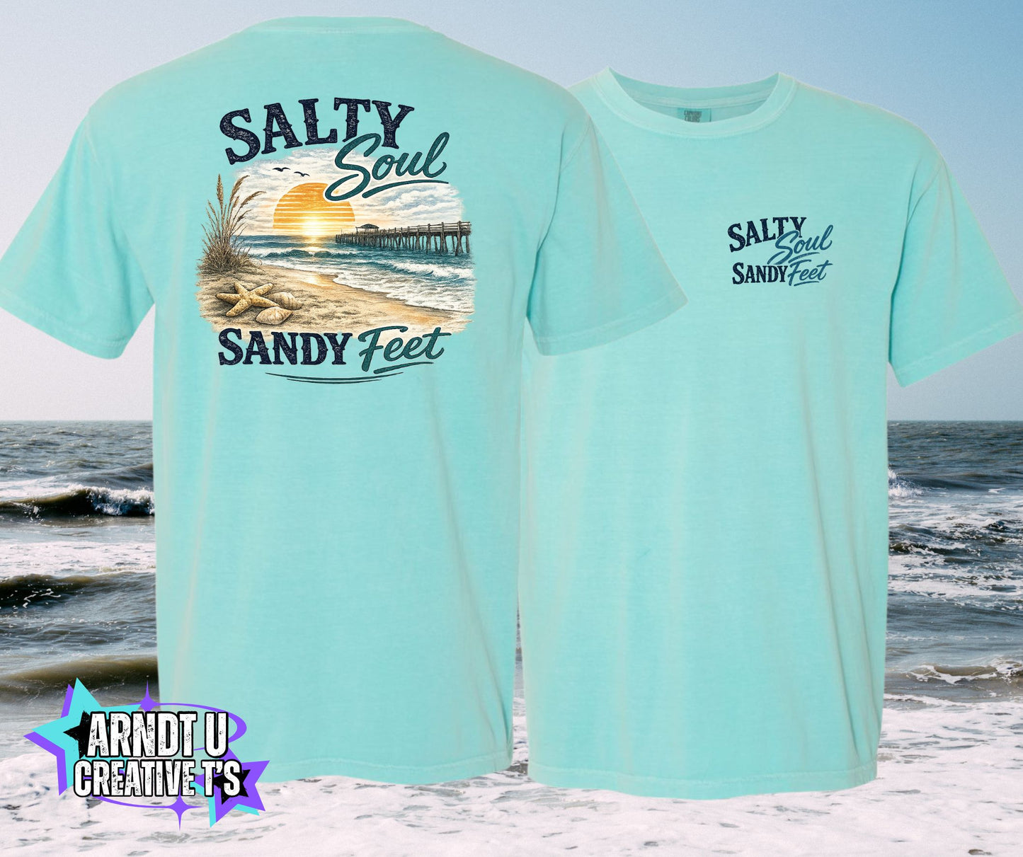 Salty Soul Sandy Feet Pier Time