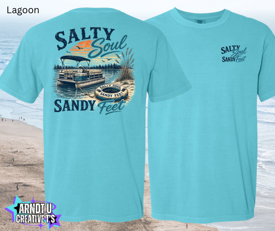 Salty Soul Sandy Feet Pontoon