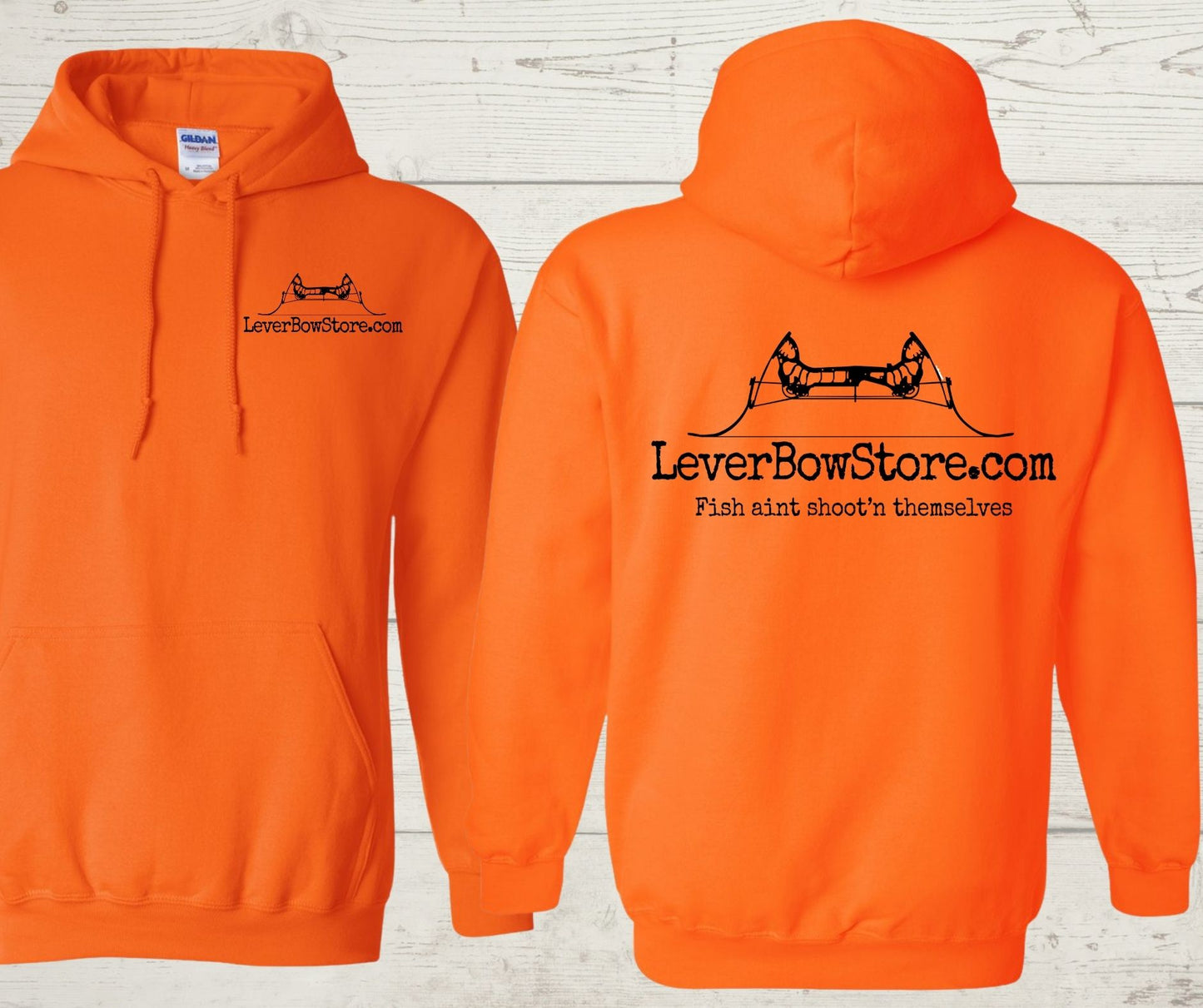 LeverBowStore.com Hoodies (Black Logo)