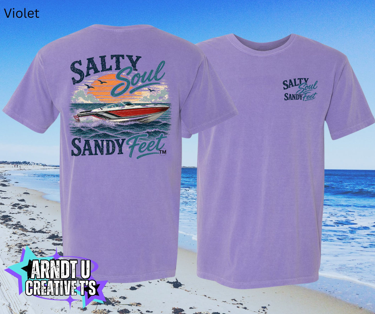 Salty Soul Sandy Feet Speed Boat
