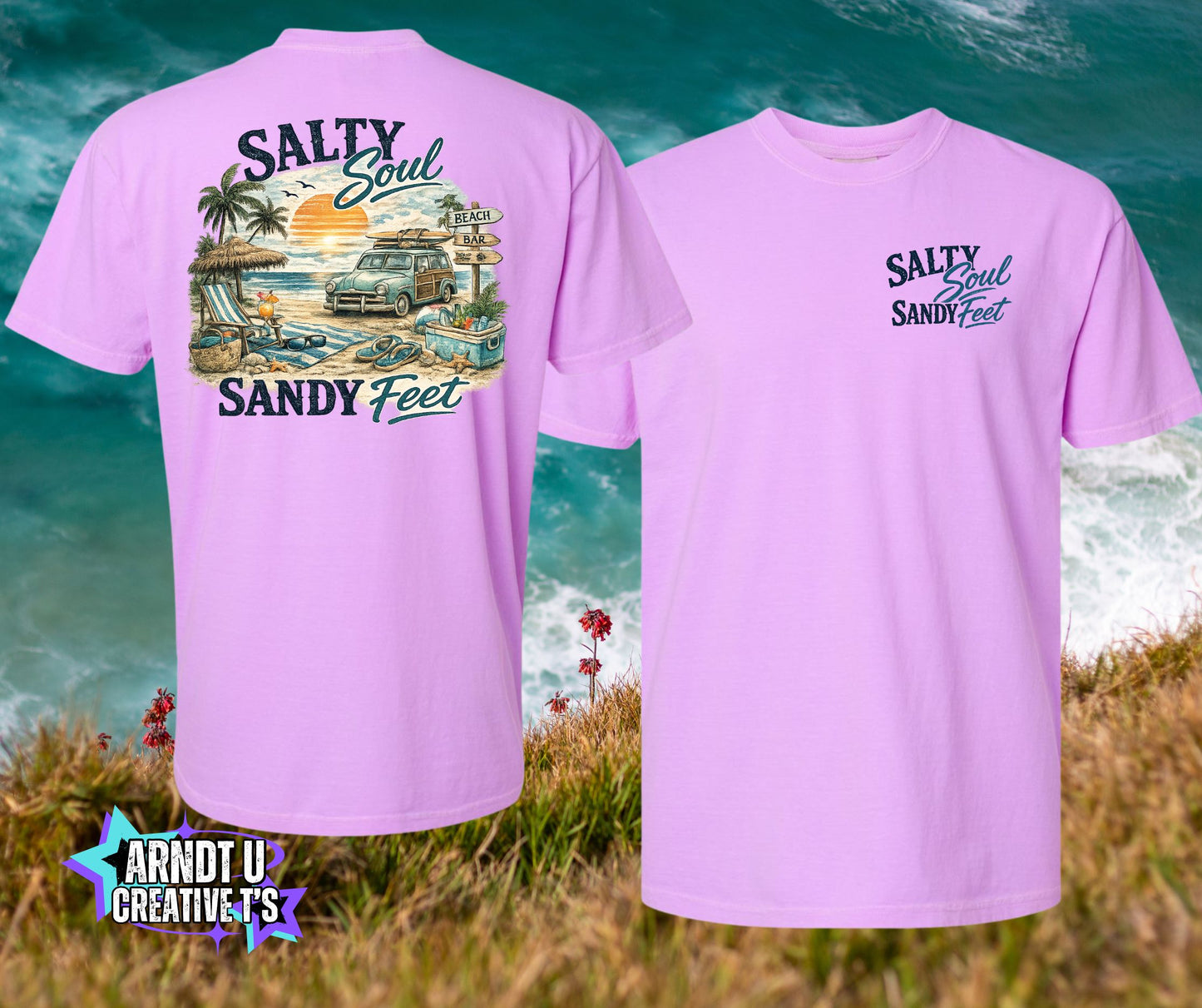 Salty Soul Sandy Feet Old School Beach Wagon