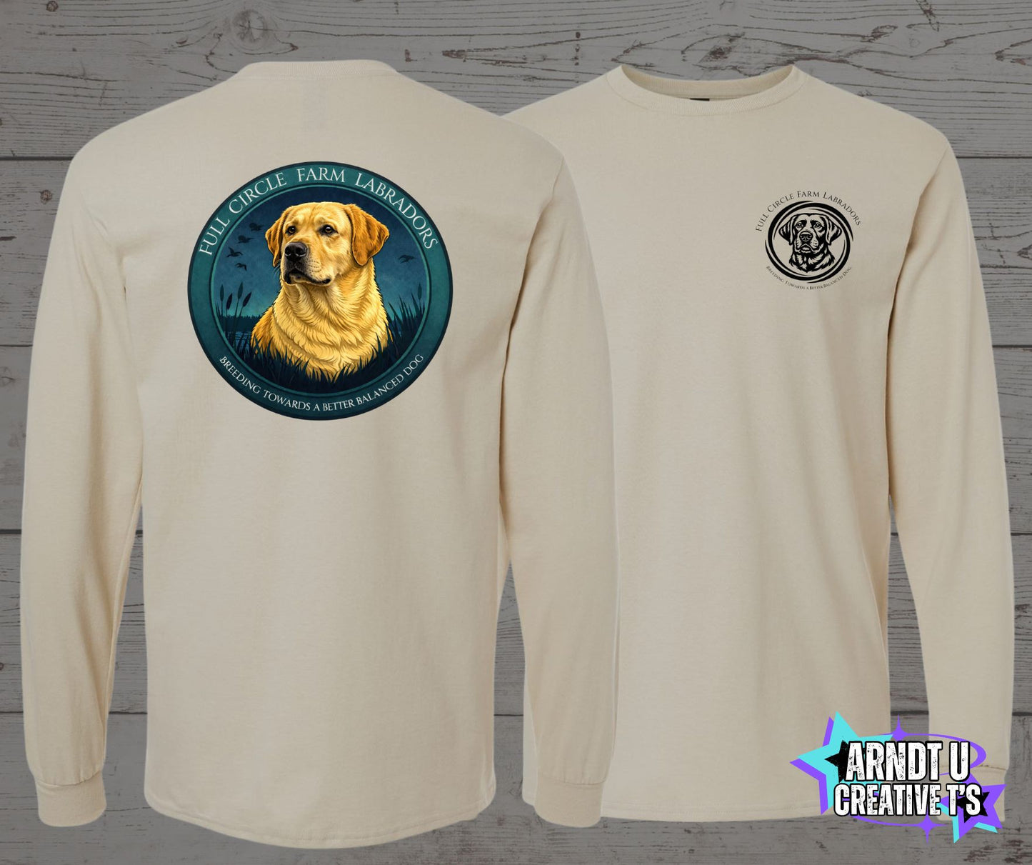 Full Circle Labradors Yellow Lab Long Sleeve