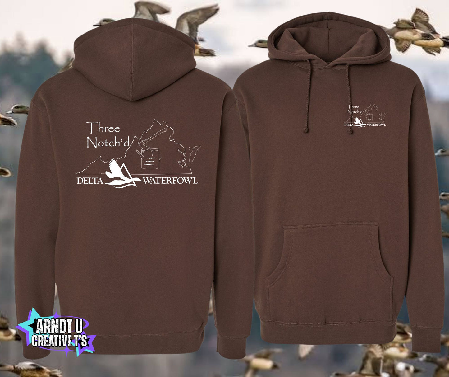 Three Notch'd Independent Trading Company Hoodies