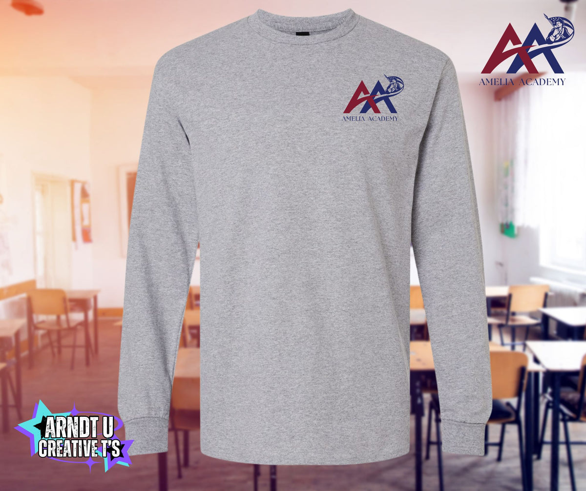 Amelia Academy Left Chest Logo