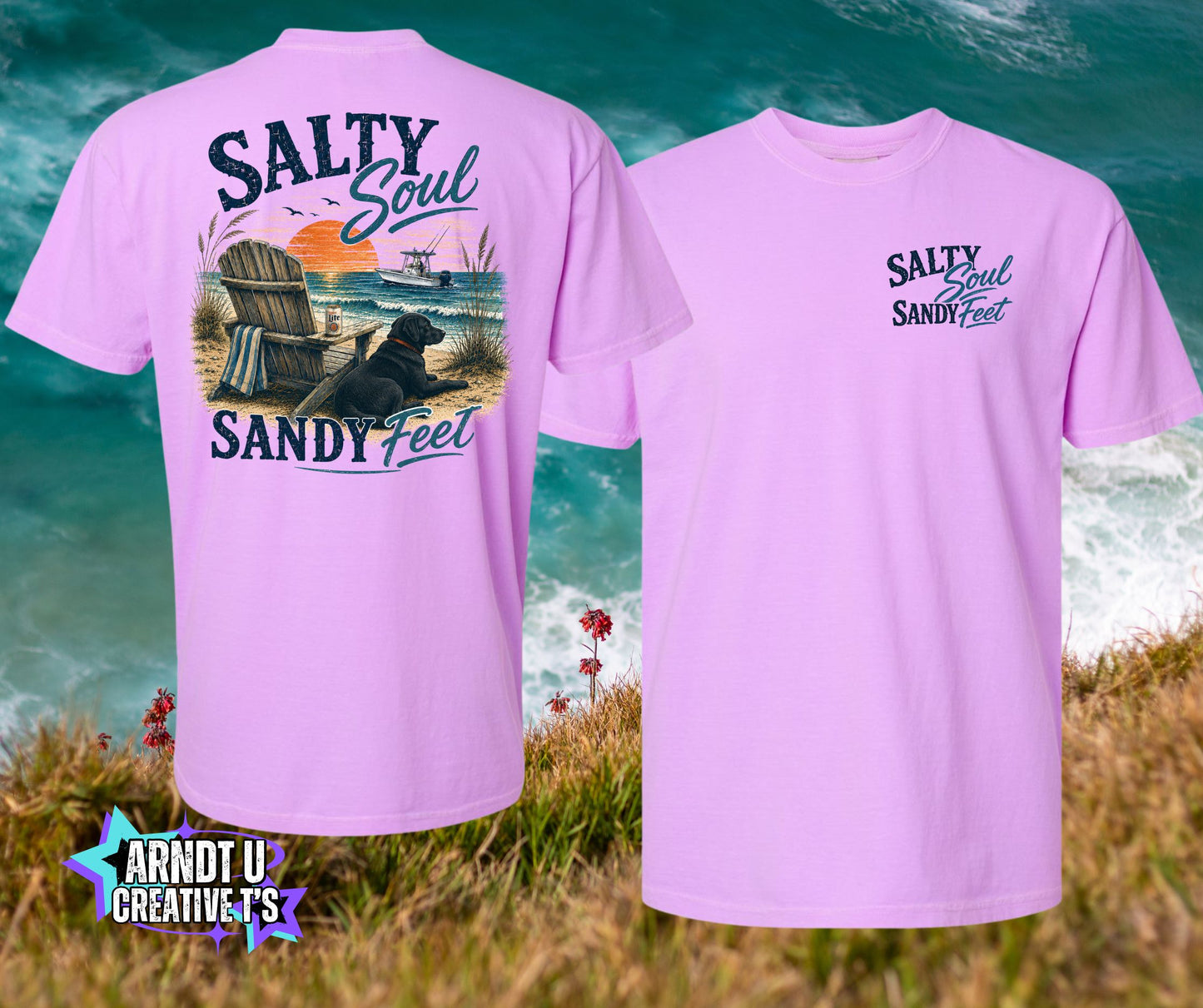 Salty Soul Sandy Feet Black Lab