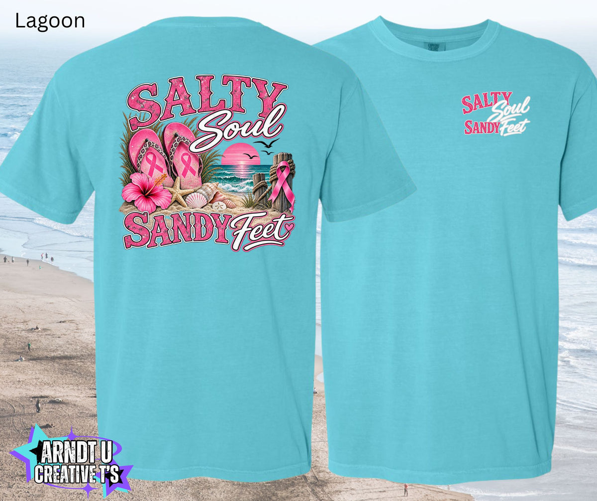 Salty Soul Sandy Feet Breast Cancer Awareness