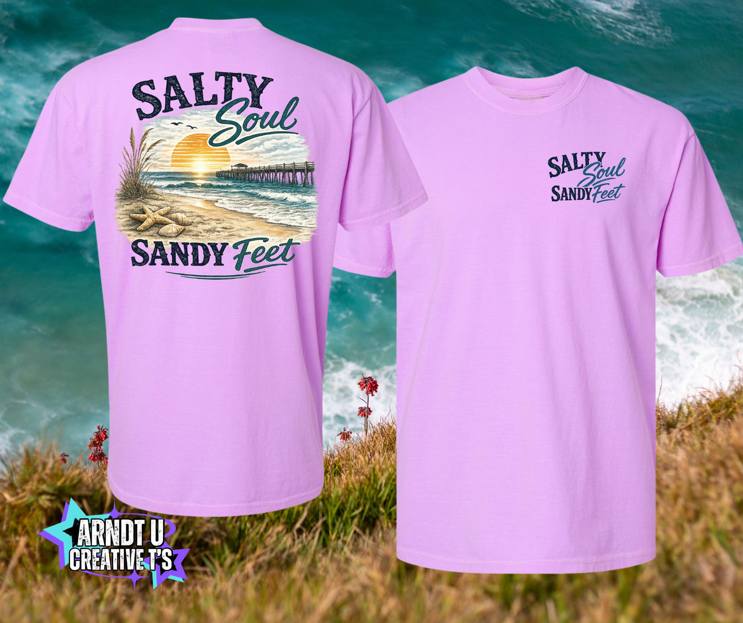 Salty Soul Sandy Feet Pier Time