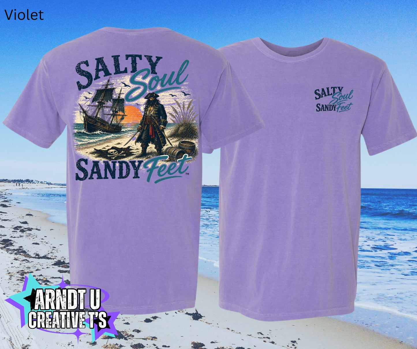Salty Soul Sandy Feet Pirates