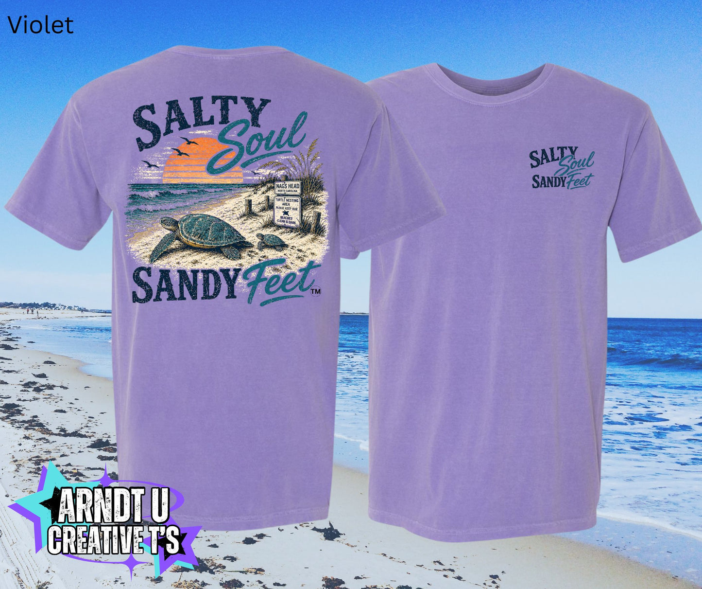 Salty Soul Sandy Feet Sea Turtles